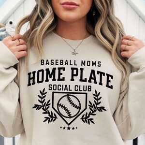 Baseball Mom PNG, Home Plate Social Club png Home Plate and Ball Svg, téléchargement numérique instantané uniquement, Funny Baseball Png, Side Line Sports Png