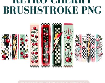Retro Cherry Png, Cherry Svg,Lightning Cherry Clipart, Cherry Tshirt Sublimation, Cherry Shirts, Summer Retro Fruit Png Design Download Only