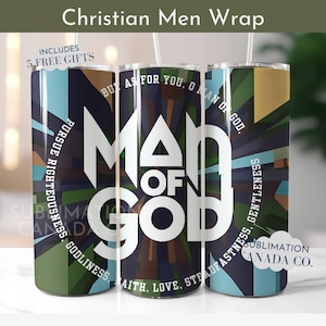 Christian Men Tumbler Wrap Png 20 Oz Christian Tumbler Wrap Diseño digital Sólo Biblia Wrap Descargar Hombre de Dios Png 20 Oz Tumbler Wrap