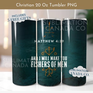 Christian Men Tumbler Wrap Png 20 Oz Fishers of Men Tumbler Wrap Digital Design Only Bible Wrap Download Man of God Png 20 Oz Tumbler Wrap