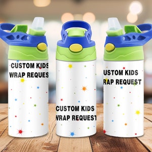 Emballages personnalisés de demande de gobelet pour enfants de 12 oz pour garçons