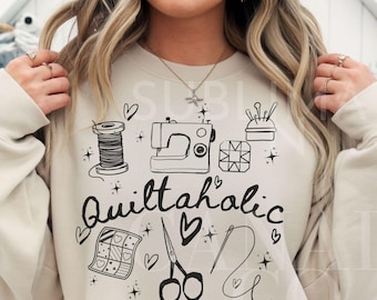 Funny Quilting Png Funny Quilt Block Clipart Bundle Quilters Png, Quilters Guild Svg, Doodle Quilting Quotes PNG Download ONLY Sublimation