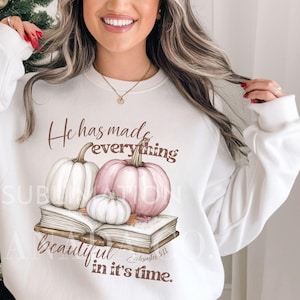 Coquette automne Christian Affirmation Png, verset de la Bible citrouille, automne chrétien Png, Tshirt Sublimation Coquette Christian, téléchargement numérique