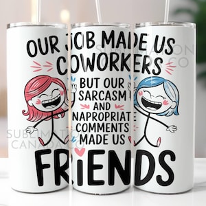 Lustige Coworker Tumbler Wrap Png 20 Oz Coworker Geschenk Tumbler Wrap Digitales Design Nur Wrap Download Coworker Freunde Png 20Oz Tumbler