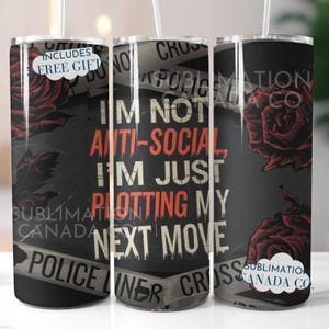 True Crime Murder Mystery 20 oz Skinny Tumbler Wrap Sublimation Design,True Crime Podcast Tumbler, Funny True Crime Tumbler,Digital Download