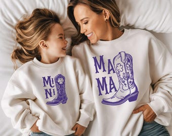 Coquette Western Mama and Mini Png Mommy and Me Coquette Svg Clipart Chinoiserie Bundle Mama png Mommy and Me Svg Cowgirl Download ONLY