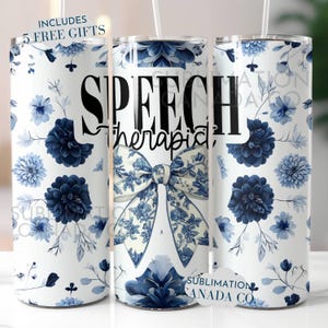 Bloemen logopedist wrap png 20 oz Wildflower taal beker wrap digitaal ontwerp alleen wrap coquette logopedie png 20 oz beker