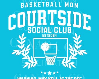 Basketball Mom PNG, Side Line Social Club png Basketball Net  jpeg, Digital Download Only, Funny Basketball Png, Sports Png Instant Download