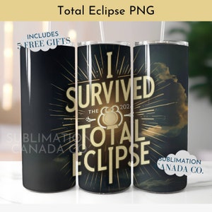 Funny Eclipse 20 Oz Tumbler Wrap,20 Oz Wrap Total Eclipse Sublimation Tumbler Design Digital Download PNG Instant DIGITAL ONLY 2024  Wrap