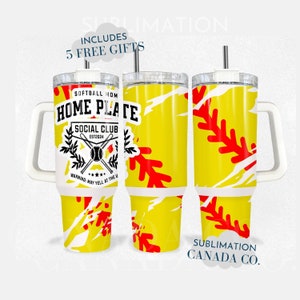 Softball Mom 40 Oz Tumbler Wrap,40 Oz Wrap Softball Sublimation Tumbler Design Digital Download PNG Instant DIGITAL ONLY Sports Mom Wrap