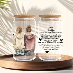 Bestie Clipart Png Migliore Amico Design UV DTF Migliore Amico Citazioni Bestie Messaggi Png Citazione Personalizzata Migliore Amico Vetro Lattina Sublimazione Design