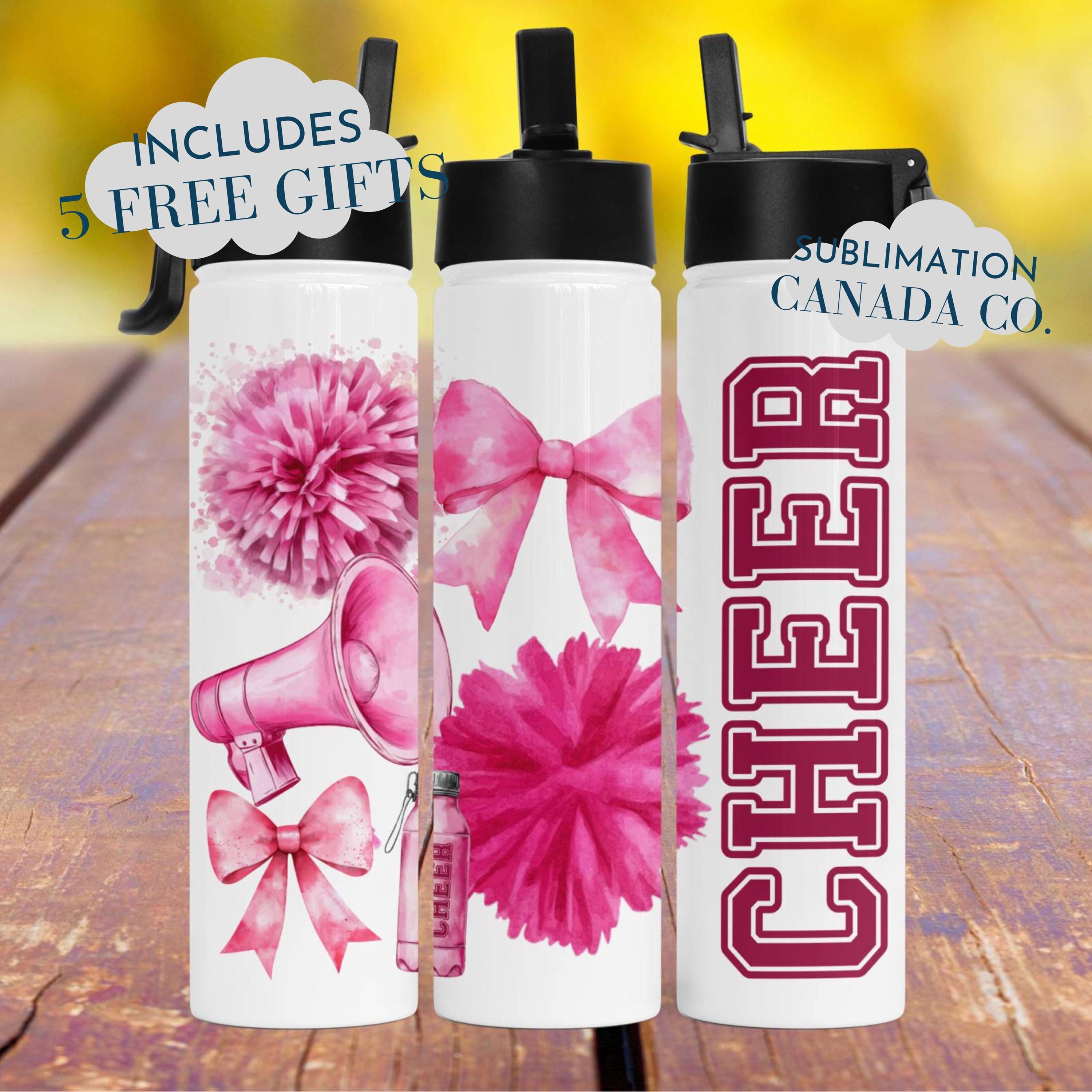 Pom Pom Water Bottle - Etsy Canada