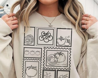 Summer Tomato Stamp Png Stamp Shirt Design Svg Clipart Vegetable Ketchup  Png Stamp Lemons Blueberry Svg, Farmers Market Design Download