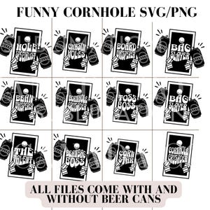 Funny Cornhole SVG, Cornhole Png Designs, Cornhole Shirt Files, Sports Png, Cornhole Tournament Shirts SVG, Corn Hole Digital Download Only