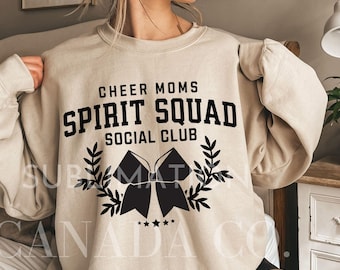 Cheer Mom PNG, Cheer Leader Moms Social Club png Cheer Mom SVG, Instant Digital Download Only, Cheer Mom Svg,Coquette Cheer Spirit Squad Png