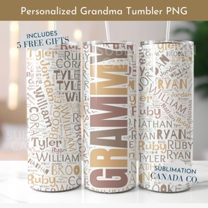 Personalisierte Oma Tumbler Wrap Png 20 Oz Oma Geschenk Tumbler Wrap Nur Digital Wrap Download Grammy Design Png 20 Oz Gran Tumbler Wrap