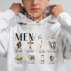 Men of the Bible Christian Png, Christian Men Png, Easter Christian Png, Christian Men Designs Tshirt Sublimation Coquette Christian Digital
