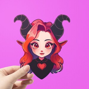 Niedlicher Demon Girl Sticker