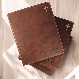 Spersonalizowana Biblia NIV, grawerowane imię Biblii, Biblie do dzienników, prezenty chrześcijańskie na chrzest, Nowa międzynarodowa wersja Comfort Print