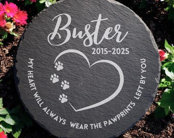 Gepersonaliseerde huisdier gedenksteen tuin, aangepaste hond kat verlies cadeau, huisdier graf marker, hond herdenkingsgeschenken, verlies van hond grafsteen