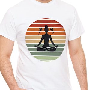 Mindfulness Matters : Yoga & Meditation T-Shirt - Unisex Yoga Shirt - Perfektes Geschenk für Yoga und Friedensliebhaber