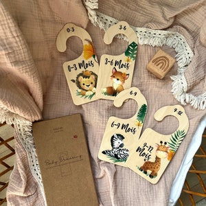 Coffret - cintre bébé - cintre séparateur pour penderie bébé