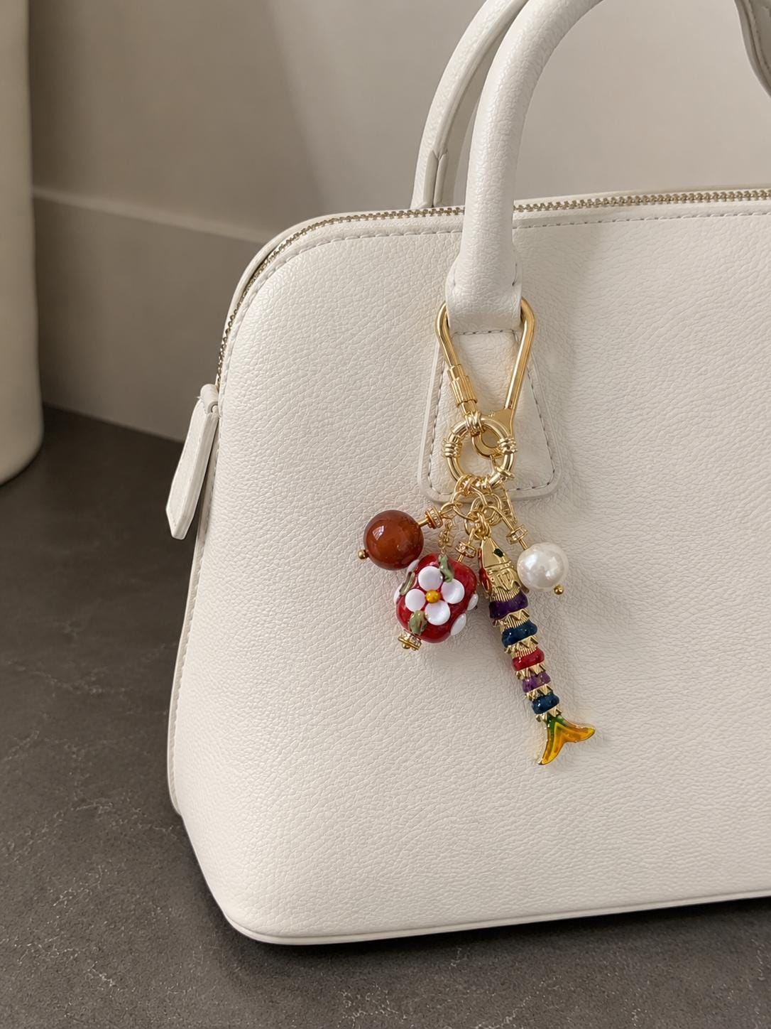 Murano Glass Bag Charm - Etsy display picture 2