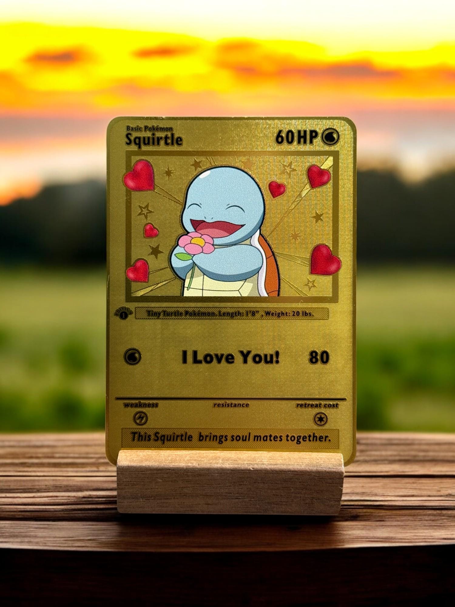 Pikachu Valentine Card Metal - Etsy
