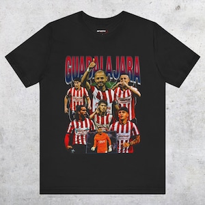 Chemise Chivas, T-shirt unisexe de football Chivas del Guadalajara, Mexique, cadeau pour les fans de football, chemise de futbol Chivas Rayadas del Guadalajara, futboll
