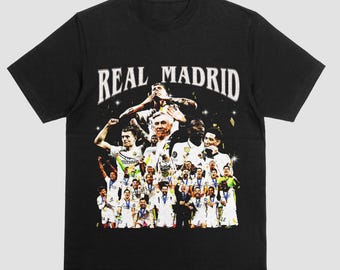 Real Madrid T-Shirt, Real Madrid Fans, Soccer T-shirts, Soccer fans, Gifts for Him, Retro Vintage Tee, Vintage, Soccer Gifts, Gifts for Him.