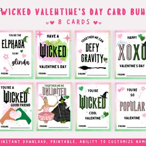 Wicked Valentines, böse Valentinstag druckbare Karten, böse Valentinstag Karten, sofortiger Download, druckbar, böse inspiriert, Klassenzimmer Karten
