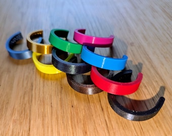 Colorful bottle markers, 5 or 10 pieces – 3D printed, for weddings, birthdays and parties