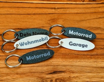 Personalizable keychains - 3D printed, individually customizable Keyholder