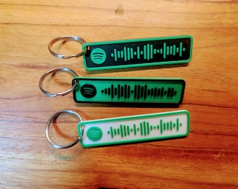 Personalized keychain with Spotify code – music you always carry with you!