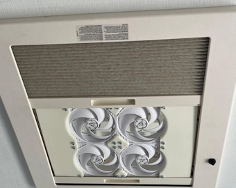 Dometic Heki fan mount – 4x, 6x or 9x 120 mm fans, Mini & Midi Heki, ASA, 3D printed