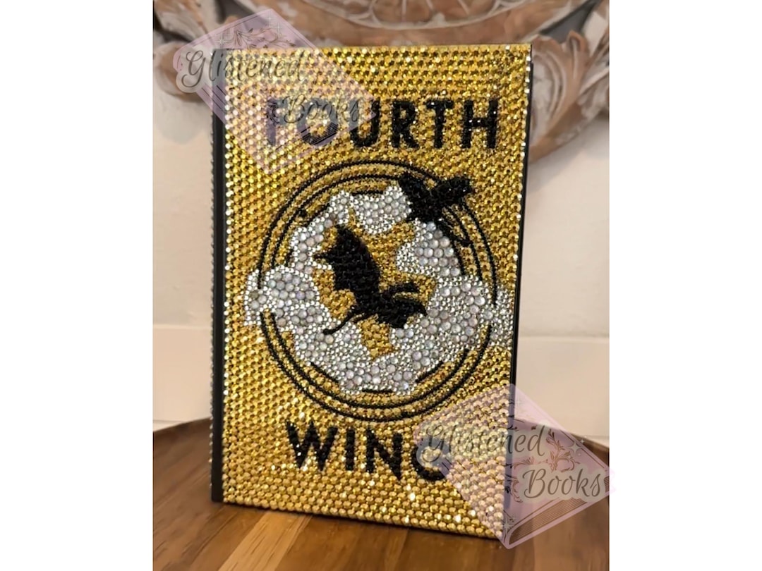 Bedazzled Fourth Wing With Rhinestones Special Edition Book