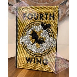 Bedazzled Fourth Wing with Rhinestones Special Edition Book