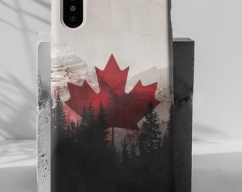 Kanada, Ahornblatt, Wald, National Phone Cover | Kanadische Ahornblätter Design - Handy-Hülle - Passend für iPhone & Samsung