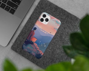 Digital Nomad Adventurer Phone Case / Phone Cover, Tranquil Mountain, Artistic Landscape, iPhone & Samsung
