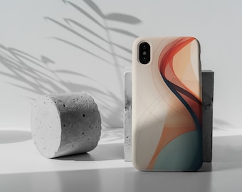Sleek, Modern, Stylish, Minimalist Waveform Symphony Phone Case / Phone Cover - Abstract Art Design - iPhone & Samsung