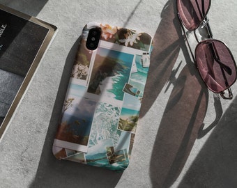 Polaroid Style Image, Vacation Collage, Summer Time, Good Vibes Phone Case | Collaged Memories of Summer Design - Fits iPhone & Samsung