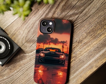 Sunset, Car, Home, Phone Case / Phone Cover - Parked Car Home Time Design - iPhone & Samsung