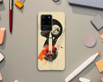 Retro Sci-Fi Astro Launchpad Phone Case / Phone Cover - Space Rocket Design - iPhone & Samsung