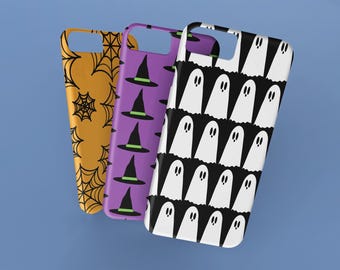 Mehrere Designs - Hexe, Spinnennetze, Geister, Halloween Theme Phone Cases - Geister, Spinnen und Hexen Oh mein Design - Passend für iPhone & Samsung