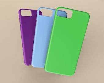 Mehrfachauswahl - einfarbige, bunte Handyhülle | Schlichte und schlichte Design Handyhülle - Passend für iPhone & Samsung