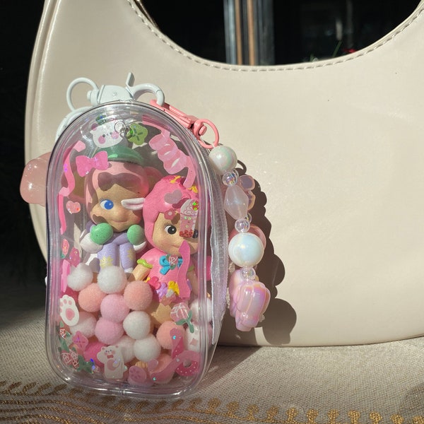 Decorated Keychain Case for Sonny Angels Figurines