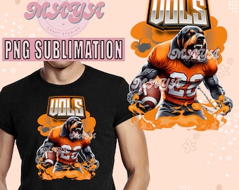 Mascot PNG Sublimation,  Team Clipart, Printable Design, Game Day Shirt, Sport Dad PNG,  Mom Gift