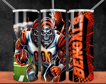Bengal 20oz Skinny Tumbler Sublimation Designs, 20oz Skinny Tumbler for Straight Png, Tumbler Wrap PNG Digital Download