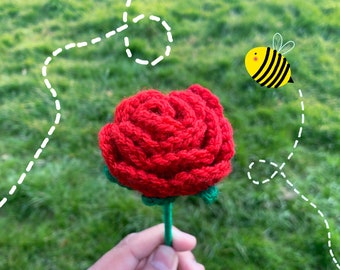 Cute, handmade crochet flowers