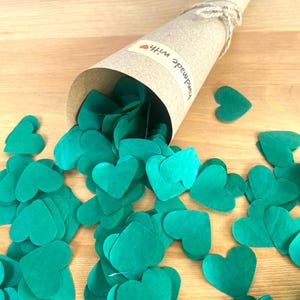 Coriandoli per matrimoni / cuori di carta velina / coriandoli biodegradabili / decorazioni per compleanni / matrimonio a Ibiza / festa a Maiorca / evento